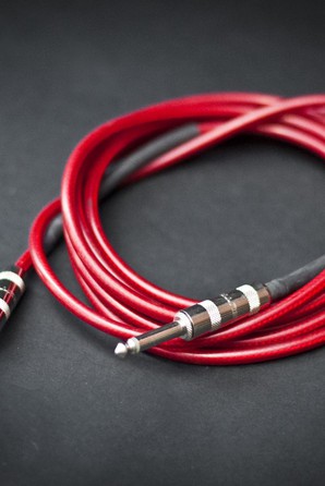 Live Wire Soundhose Instrument Cable, Red 10 Feet (SHR10) Audio Cable