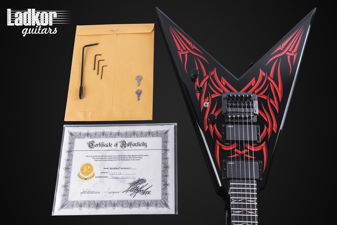 2012 B.C. Rich USA Kerry King 25th Anniversary KKV XXV Handmade