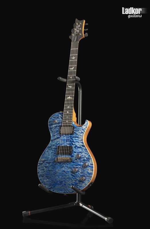 2024 PRS Mark Tremonti Stoptail Wood Library 10 Top Quilt Faded Blue Jean Mahogany Neck Hand Selected Ebony NEW