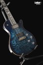 2024 PRS Mark Tremonti Stoptail Wood Library 10 Top Quilt Cobalt Blue Mahogany Neck Hand Selected Ebony NEW