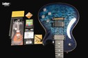 2024 PRS Mark Tremonti Stoptail Wood Library 10 Top Quilt Cobalt Blue Mahogany Neck Hand Selected Ebony NEW