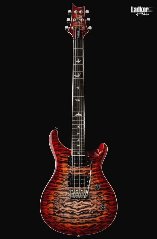 PRS SE Custom 24-08 Quilt Charcoal Cherry Burst NEW