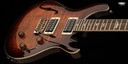 PRS SE Custom 24 Semi-Hollow Piezo Orange Tiger Smokeburst NEW