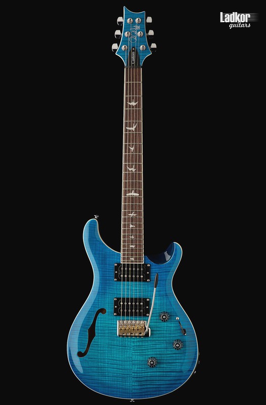 PRS SE Custom 24 Semi-Hollow Piezo Lake Blue NEW