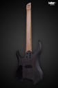 Legator G7FSS Black Flame Maple Ghost Satin Headless Fanned Fret Multi-Scale 7 String Super Shred Series NEW