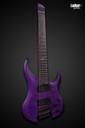 Legator G7FSS Purple Flame Maple Ghost Satin Headless Fanned Fret Multi-Scale 7 String Super Shred Series NEW